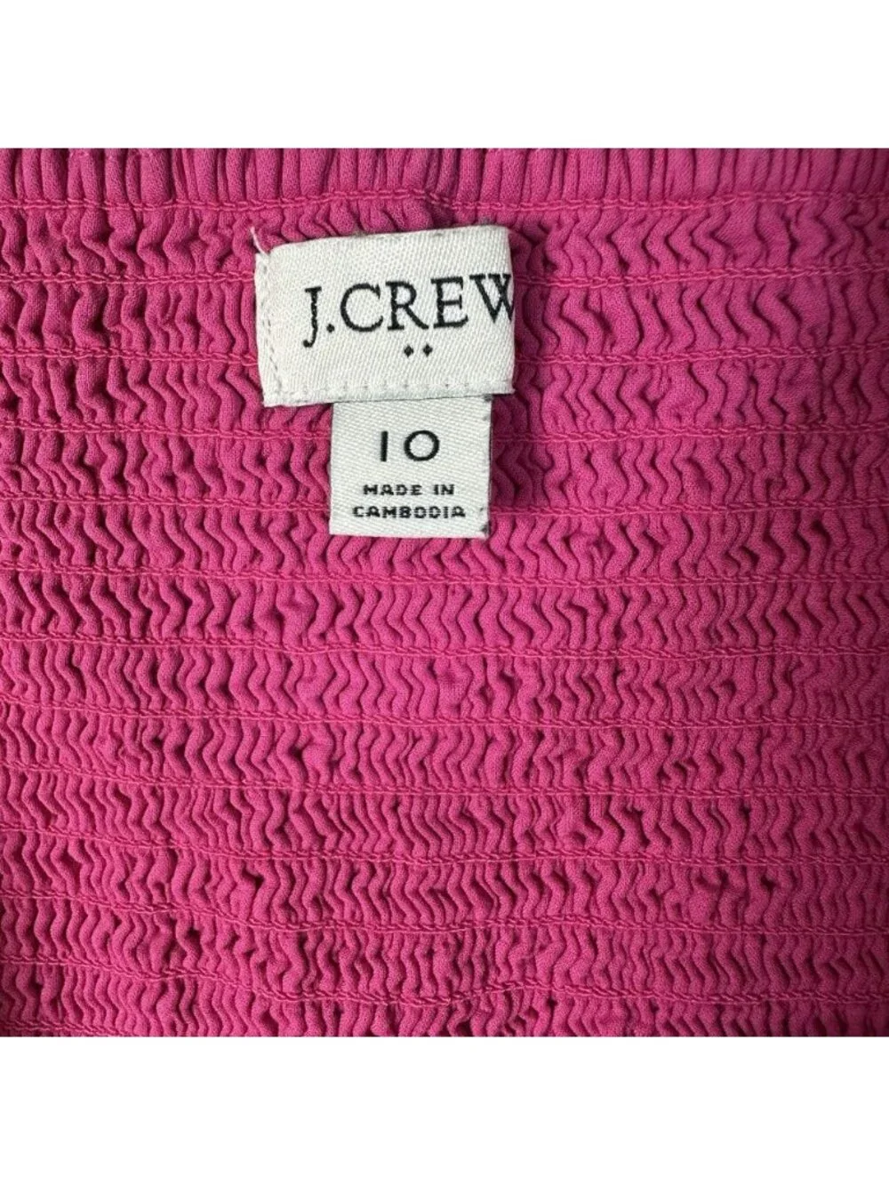 J.CREW Pink Linen Blend Slip Dress Midi Strappy V-Neck Size 10 Sheath Vacation